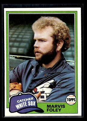 1981 Topps #646 Marvis Foley Rookie "Set Break" Mint Chicago White Sox - Image 1 of 2