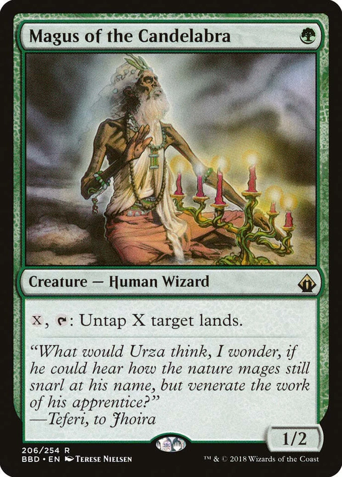 Magus of the Candelabra Battlebond NM Green Rare MAGIC GATHERING CARD ABUGames - Image 1 of 1