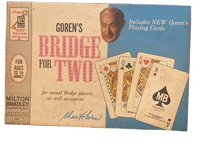 Vintage Milton Bradley Game, 1964 Goren's Bridge For Two - Image 1 of 4