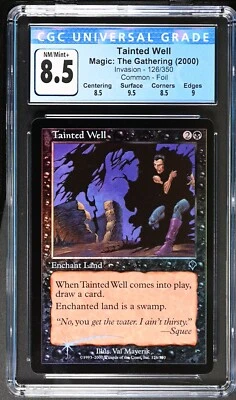 TAINTED WELL Invasion Foil C CGC 8.5 Q++ MTG [Nostalgium] - Image 1 of 2