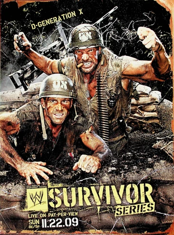 Shaun Michaels & Triple H WWE Survivor Series PPV Poster 12" x16" D-Generation X Cover