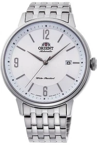 ORIENT RA-AC0J10S10B, abito uomo, meccanico, acciaio inox, zaffiro, quadrante argento, 50 m WR - Foto 1 di 2