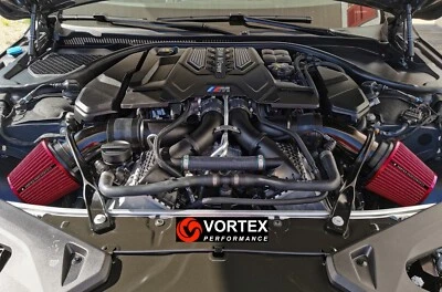 for BMW F90 M5 M8 G30 M550I air intake Dual Cold - RED V2 VORTEX - Image 1 of 4
