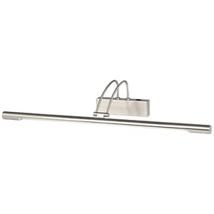 Applique LED finitura argento satinato corridoio galleria quadro con testa regolabile - Foto 1 di 1