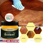 Beeswax Furniture Polish Wood Seasoning Natural Wax Floor Cleaner Conditioner US