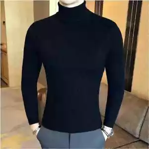Maglione uomo maglia girocollo casual maglione uomo caldo pullover top - Foto 1 di 38