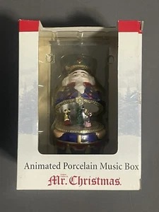 New 2005 Mr. Christmas Nutcracker Animated Porcelain Music Box Sugar Plum Fairy - Picture 1 of 6