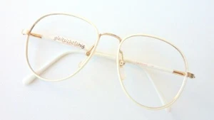 Gafas de culto/Coerstges para mujer oversize metal/plástico blanco-oro talla S - Imagen 1 de 4