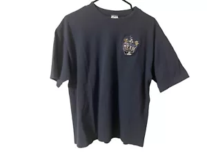 Vintage Disney Team Mickey And Friends Embroidered Shirt Size Large Blue RARE - Picture 1 of 24