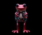 APO Frogs MIDNIGHT BLOSSOMS 🖤🌷by TwelveDot LE300 Pink Floral 5" PVC Figure NEW