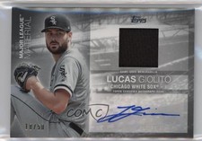 2020 Topps Update Major League Material Auto /50 Lucas Giolito #MLA-LG Auto