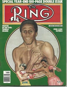 MARZO 1981 THE RING BOXE RIVISTA THOMAS HEARNS LENTE DI INGRANDIMENTO PINTOR JOE DENUCCI - Foto 1 di 1