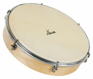 12" Hand Trommel Rahmentrommel Frame Drum Percussion Tamburin Natur Fell - Bild 1 von 9