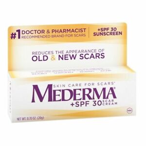 Mederma + SPF 30 Scar Cream Skin Care For Scars 0.7 oz (20g) Exp. 08/2023