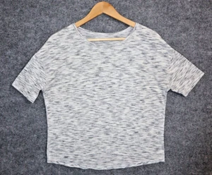 Lululemon Shirt Women 8 Gray Run It Out Tee Athleisure Yoga Training Running - Picture 1 of 3