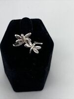 MUSIC NOTE NEW FASHION DESIGNS "OM DRAGONFLY" STERLING SILVER RING 