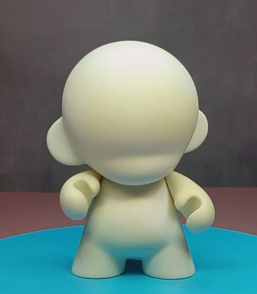 MUNNY BLANK ~ 4" Kidrobot Munnyworld Custom Vinyl Art Toy - Image 1 of 4