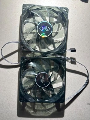 2-DEEP COOL 120mm x 30mm pc case fan - Image 1 of 2