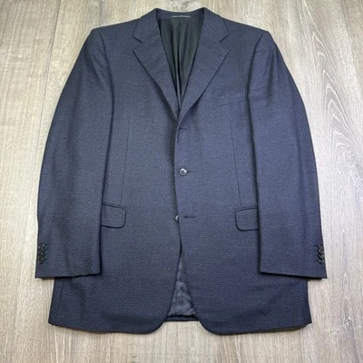 Abrigo Blazer Chaqueta Deportivo Azul Cachemira y Lana Ermenegildo Zegna Talla 56 2 Botones Foto 1 de 4