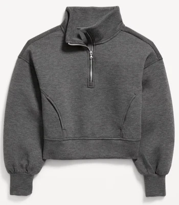 Sudadera Pullover Old Navy Media Cremallera Rebote Polar para Niñas 804094 Foto 1 de 2