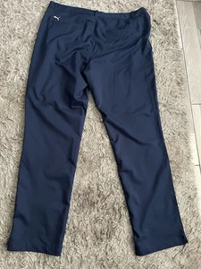 Puma Blue Golf trousers Waist 36 L  32 - Picture 1 of 4