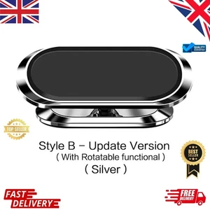 Car Mobile Phone Holder Magnetic Mount for iPhone Samsung Rotating 360 Dash UK 1 - Picture 1 of 10