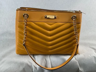 Michael Kors Whitney MD Cadena Correa Bolso de Hombro Bolso Cartera Bolso (Varilla Dorada) Foto 1 de 4