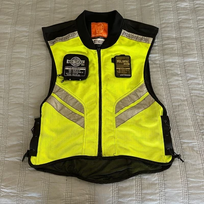 摩托车背心 ICON Motorsports Mil Spec 2 网眼霓虹反光超级尺寸 — 第 1/4 张图片