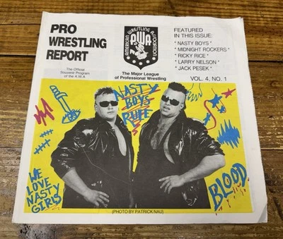 Verne Gagne’s Pro Wrestling Report 1980s Nasty Boys New Rockers Shawn Michaels - Image 1 of 4
