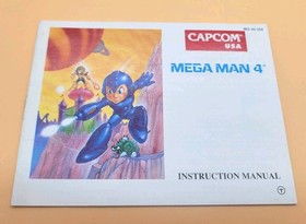 Nintendo Mega Man 4 (NES, 1991) - Manual Only