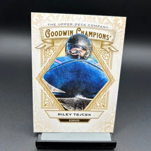 2025 Upper Deck Goodwin Champions #76 Riley Tejcek Blank Back SP Bobsled - Picture 1 of 2