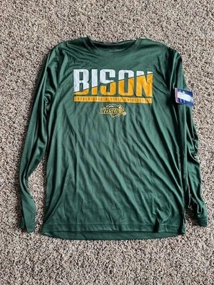 North Dakota State Bison Champion Green Long Sleeve Jersey Size Men's Large NWT - Image 1 of 4