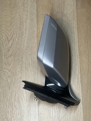 2013 - 2015 Cadillac XTS Drivers (LEFT) Exterior Mirror (OEM) Silver 23208147 - Image 1 of 4