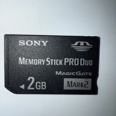Sony 2GB Memory Stick Pro Duo MS 2GB Card for Sony Camera Recorder PSP - Image 1 of 2