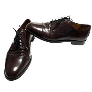 Zapatos de vestir Cole Haan para hombre 10 D Borgoña - Cuero Sangre de buey Puntera Oxford de colección - Imagen 1 de 11