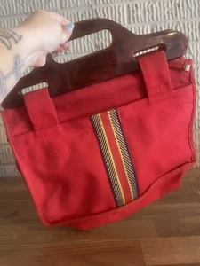 Vintage Tasche Handtasche mit Acrylgriffen - Bild 1 von 5