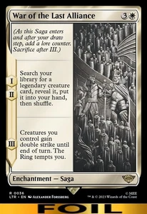 Guerre de la Dernière Alliance ** FOIL ** #36 (Saga) - Seigneur des Anneaux - Neuf MTG - Photo 1/1