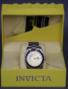 Invicta Men's 45mm Specialty Quartz YELLOW LEMON Dial Silver Tone SS Watch - Picture 1 of 6