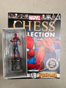FIGURA MODELO SPIDER-MAN EAGLEMOSS EDICIÓN 1 COLECCIÓN AJEDREZ MARVEL + REVISTA - Imagen 1 de 2