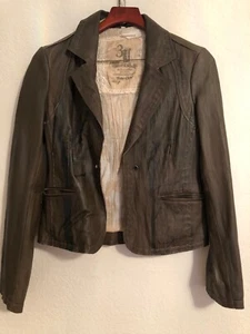 3D Lambskin Leather Jacket RN 115666 Small - Picture 1 of 9