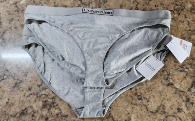Calvin Klein Women's Plus Underware Panties Cotton  3X 2 Pairs Gray - Image 1 of 4