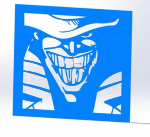 17 DXF Archivo CNC código g Industrial Corte Láser PANEL DE VINILO JOKER COMICS No.2200 - Imagen 1 de 24