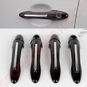 Carbon Door Handle/Catch Cover moulding Trim K-785 for Kia 2011-2016 Sportage R - Picture 1 of 4