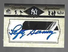 Lefty Gomez HOF 2008 SP Legendary Cuts Cut Signatures Auto 16/20 ⚾