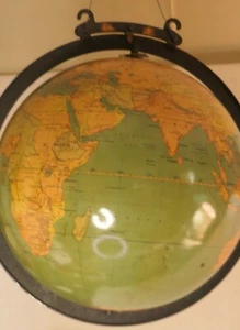 ANTICO GLOBO MONDIALE SOSPENSIONE TERRESTRE CON A. K. JOHNSTON PRIMI '900 - Foto 1 di 9