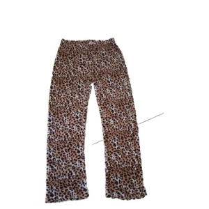 Emme Jordan Cheetah Print Pajama Pant Girl Sz Loungewear Athleisure Soft Cozy - Picture 1 of 4
