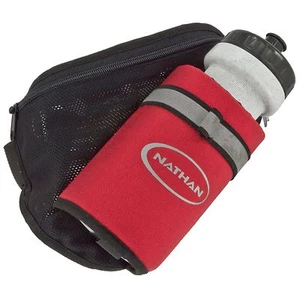 NATHAN 4879N ZABLE ANGLED BOTTLE ULTRA LIGHT BOTTLE CARRIER W/ ZIP POCKET - Picture 1 of 2