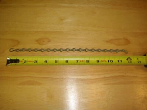 Paolo Soleri 12" Patina Chain (#14) to hang Fin from Bronze or Ceramic Wind Bell - Imagen 1 de 1