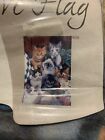 NEW Silk Reflections Cuddly Kittens Decorative Flag 29?x43? Double-sides MIP