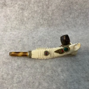 Pipa para fumar Stingray Gill con boquilla de madera y cuenco para vajilla ¡ÚNICA! - Imagen 1 de 9